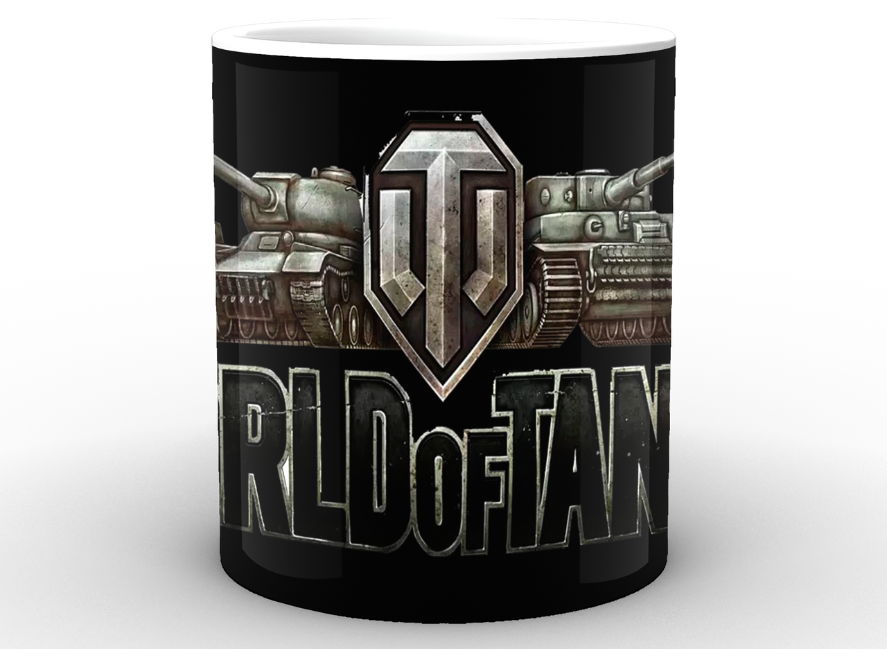 Чашка GeekLand Мир танков лого 330 мл