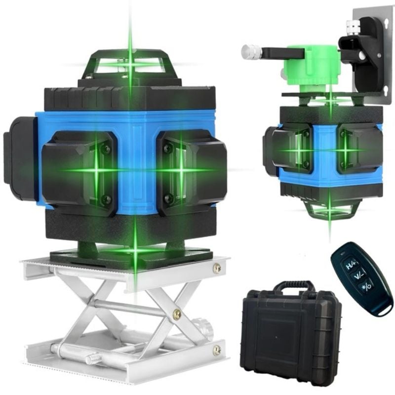 Лазерний рівень Laser 4D blue нівелір акумуляторний 16 ліній 30 м (26202693) - фото 2