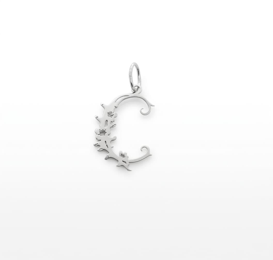 Кулон серебряный Maxi Silver 6269 в виде буквы С (86269)