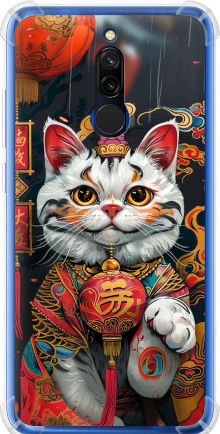 Чехол на Xiaomi Redmi 8 China Cat v2 (6135sp-1806-42517)