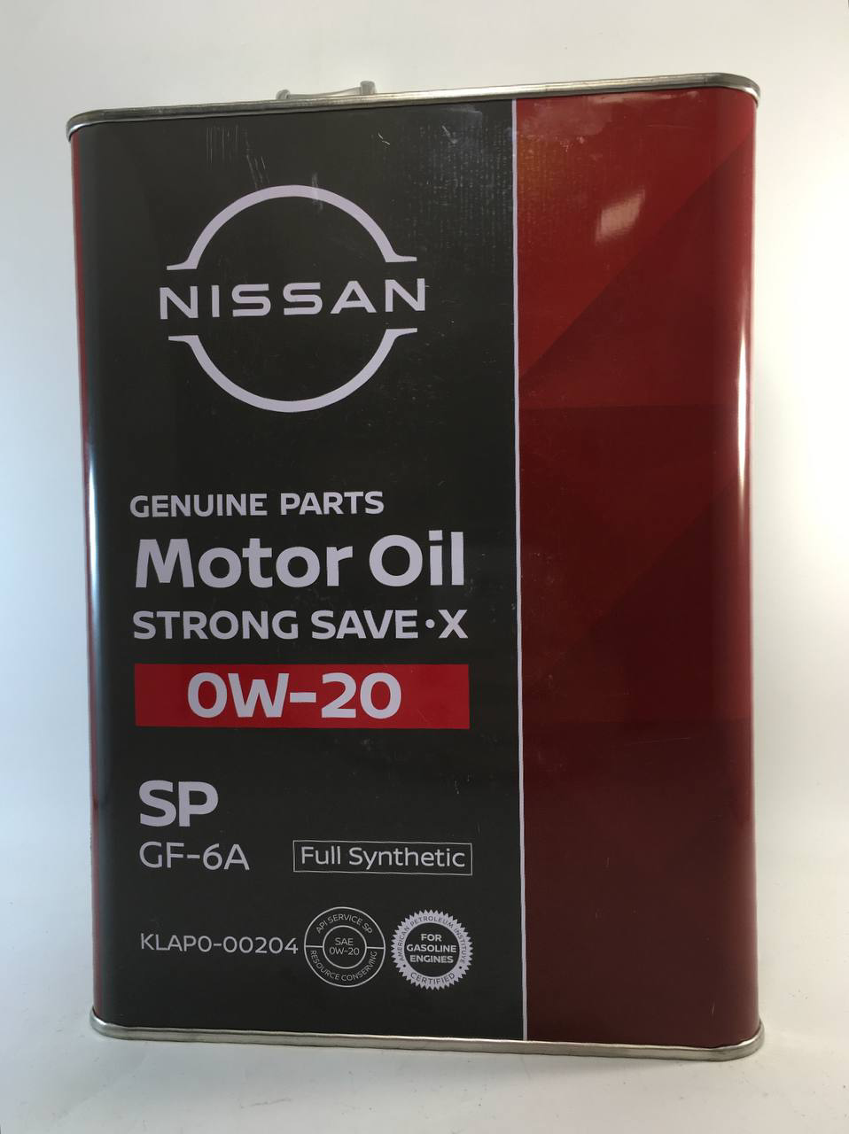 Моторна олива Nissan Strong Save-X SN GF-5 0W-20 4 л (KLAP000204)