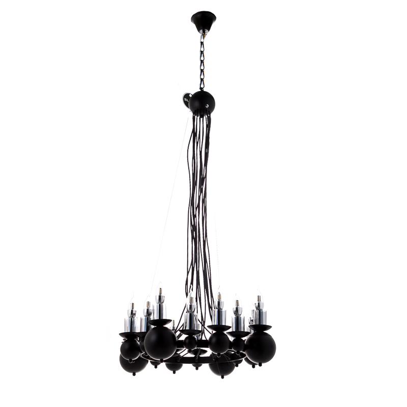 Люстра Light House ES-15501/16 подвесная свечи Черный (9245)