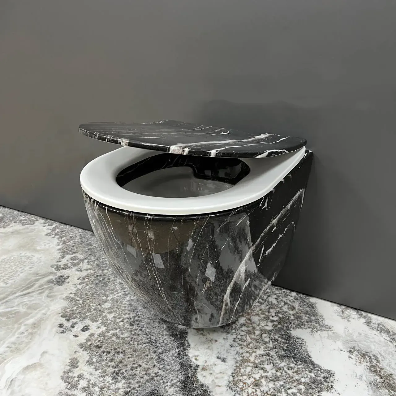 Унітаз підвісний VBI Vulcano безободковий 480x360 мм Чорний (RM-VBI-020403) - фото 2 Унітаз підвісний VBI Vulcano безободковий 480x360 мм Чорний (RM-VBI-020403) - фото 2