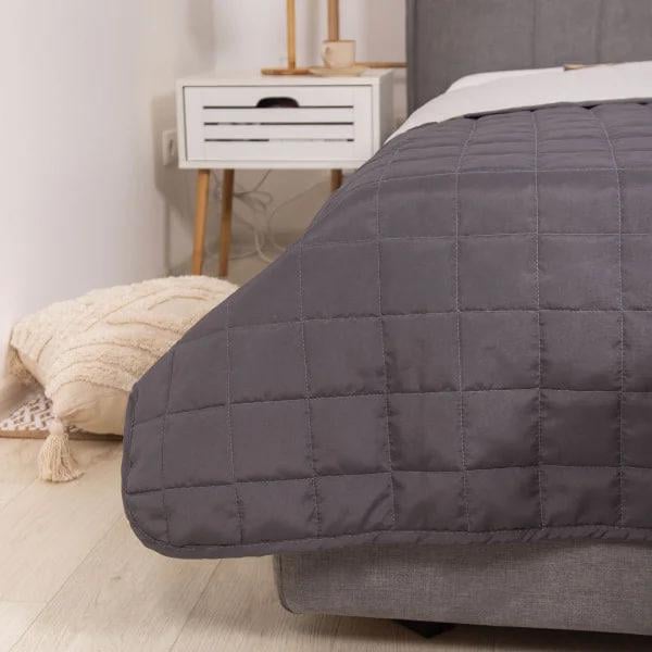 Покривало стьобане Viluta Дует 210x220 см Графіт (1537) - фото 4 Покривало стьобане Viluta Дует 210x220 см Графіт (1537) - фото 4