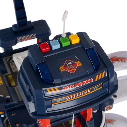 Игровой гараж с машинками и лифтом Kruzzel 24646 4 уровня/световые и звуковые эффекты - фото 6 Игровой гараж с машинками и лифтом Kruzzel 24646 4 уровня/световые и звуковые эффекты - фото 6