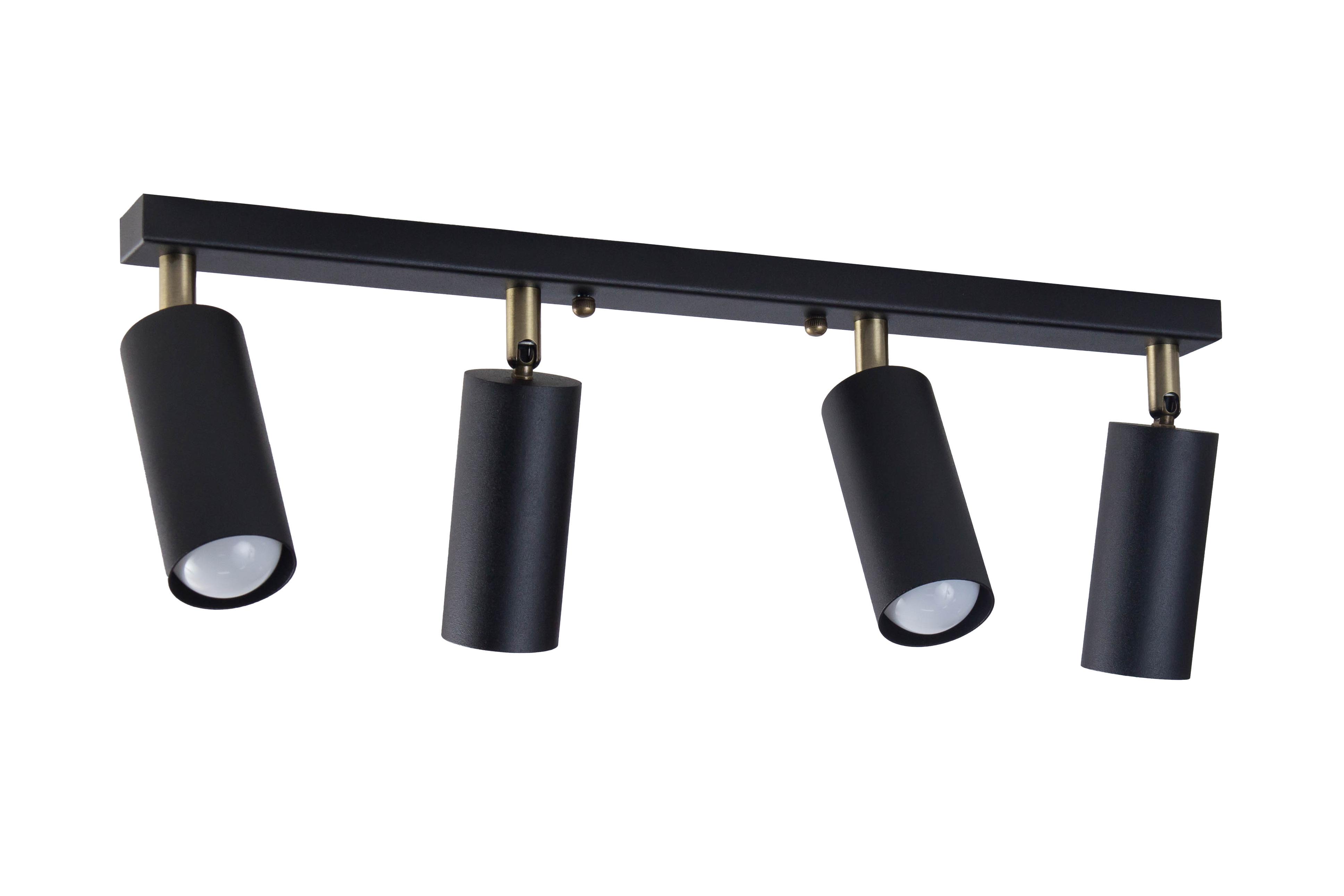 Светильник потолочный MSK ELECTRIC Tube NL 1105-4 BK спот с поворотным механизмом