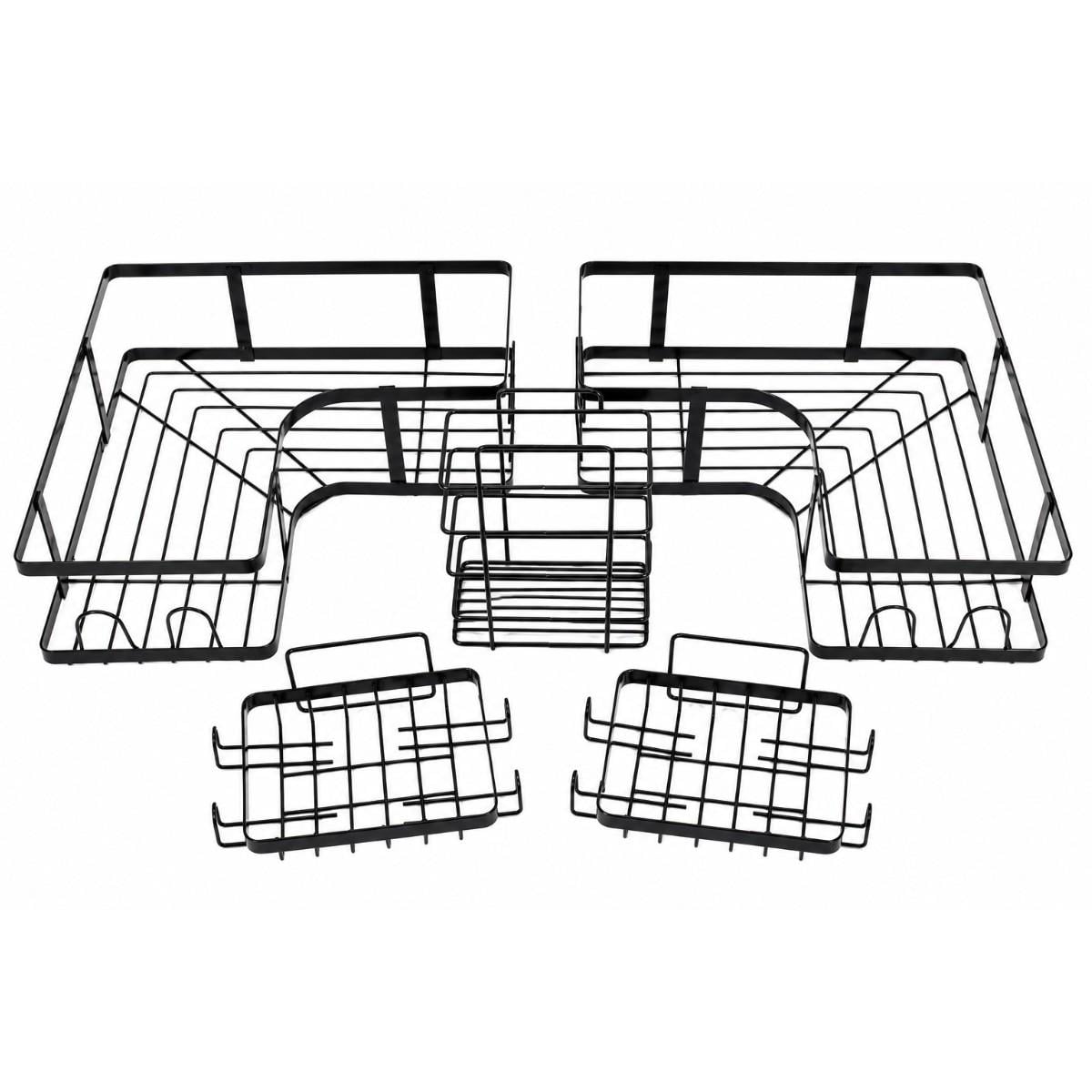 Набор металлических полок Storage Rack 5в1 для хранения в ванной комнате душе туалете кухне