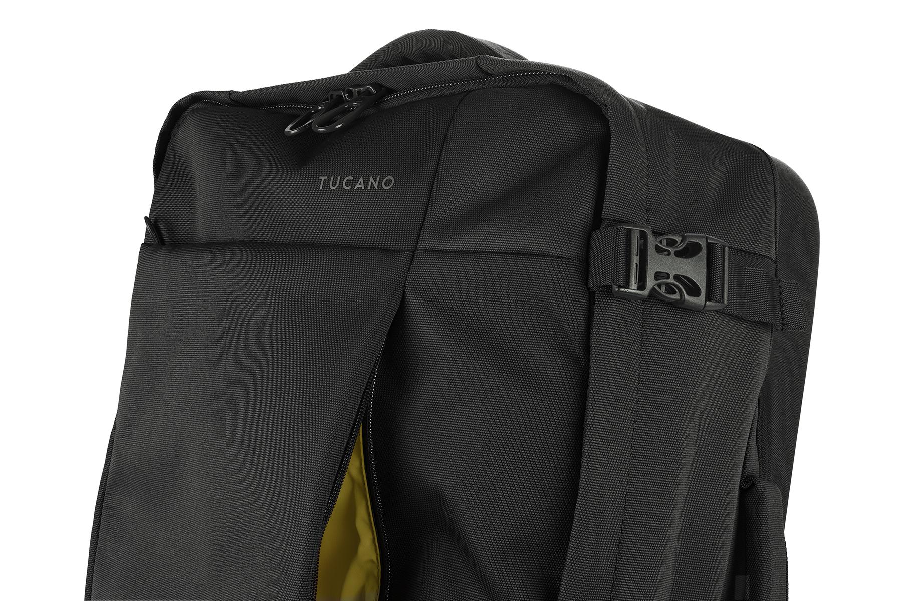 Сумка дорожная Tucano Tugo S Trolley полиэстер с колесной системой 34 л Черный (636002) - фото 10 Сумка дорожная Tucano Tugo S Trolley полиэстер с колесной системой 34 л Черный (636002) - фото 10