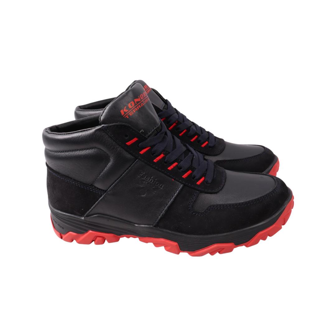 Ботинки мужские Konors из кожи р. 37 Синий (599-22ZHS)