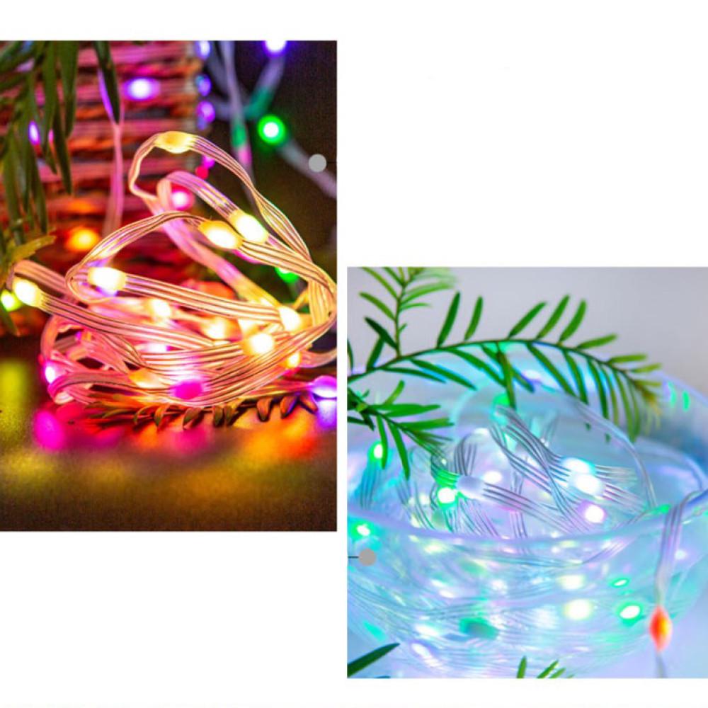 Гірлянда світлодіодна-стрічка вулична Smart LED з Bluetooth та пультом дистанційного керування від USB 20 м 200 Led - фото 6 Гірлянда світлодіодна-стрічка вулична Smart LED з Bluetooth та пультом дистанційного керування від USB 20 м 200 Led - фото 6