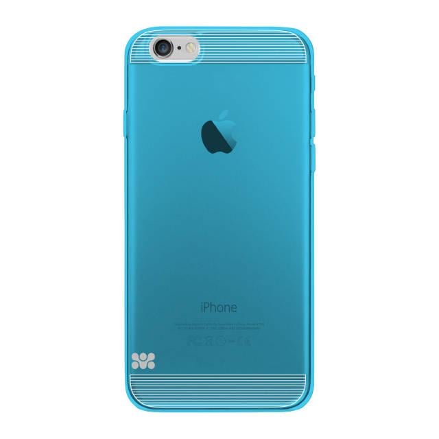 Защитная накладка для iPhone 6 Promate Bare-i6 Blue - фото 8