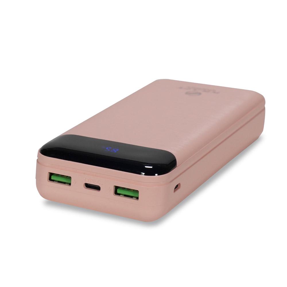 Повербанк Kraft KPB-2020FC 22.5W QC 3.0 20000 mAh Pink (43-00096) - фото 4