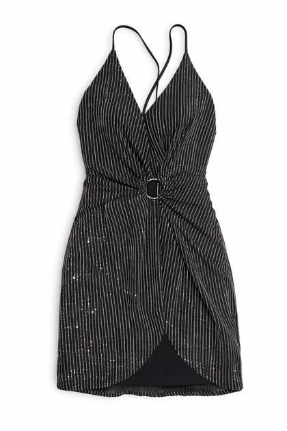 Платье Missguided WXDE933980 р. 38 Черный блеск