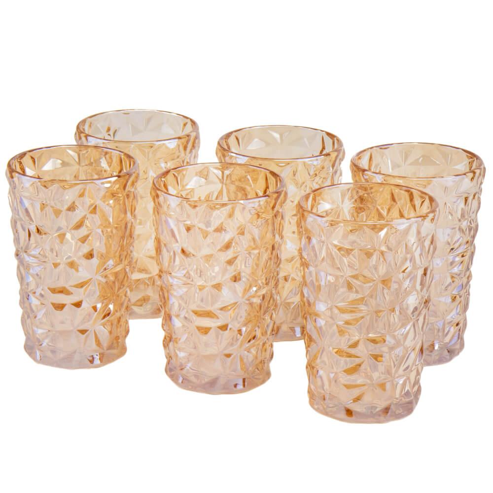 Набор стаканов Elisey Нефрит 300 мл 6 шт. Желтый (18904-010) - фото 2