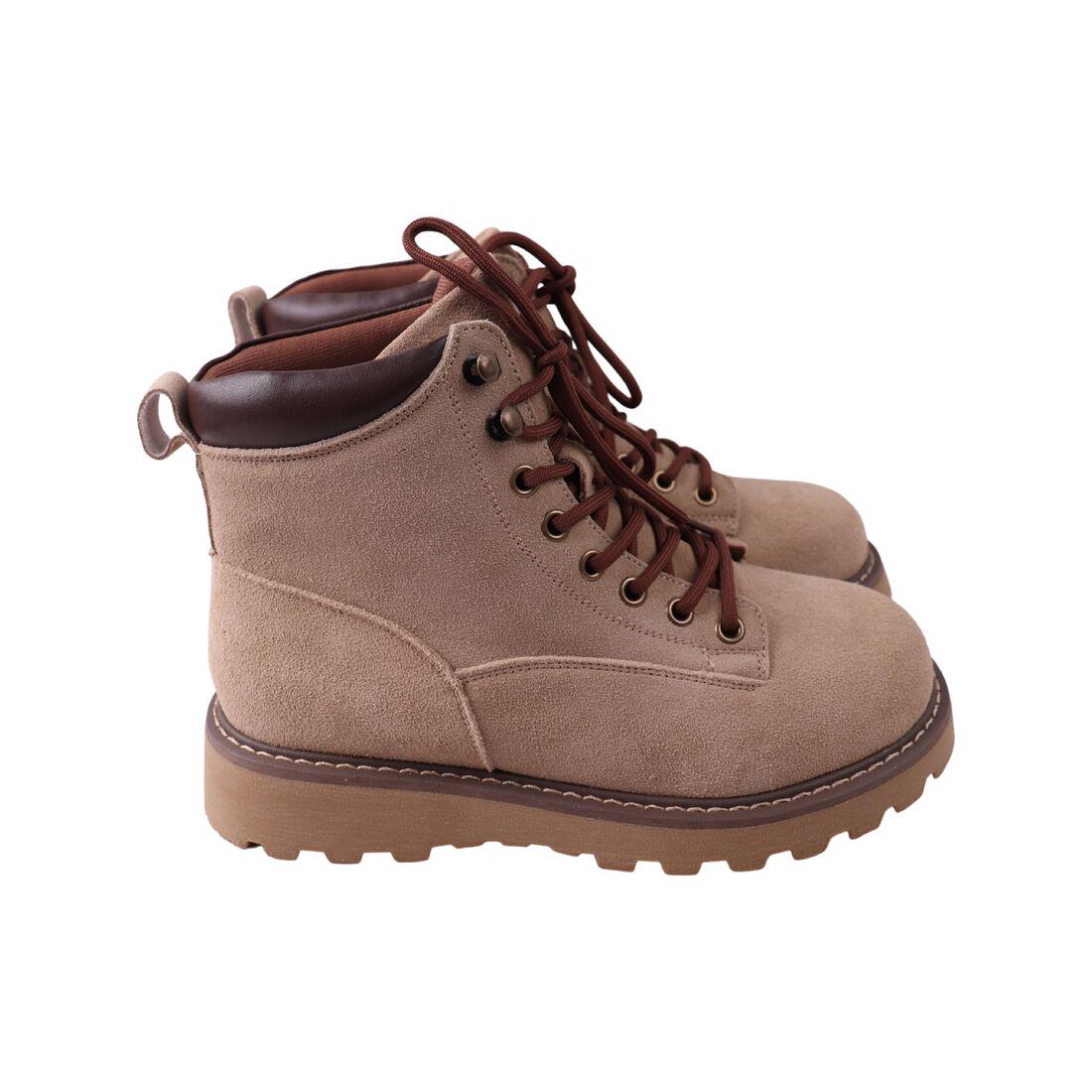 Ботинки женские Berkonty натуральная замша р. 37 Капучино (432-24ZHC)