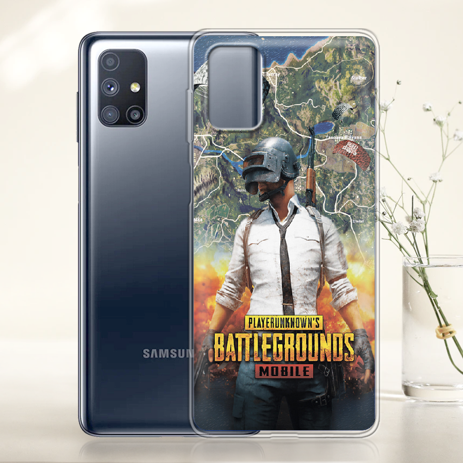 Чохол Boxface Samsung M515 Galaxy M51 PUBG Mobile Прозорий силікон (40937-up2309-40937) - фото 2