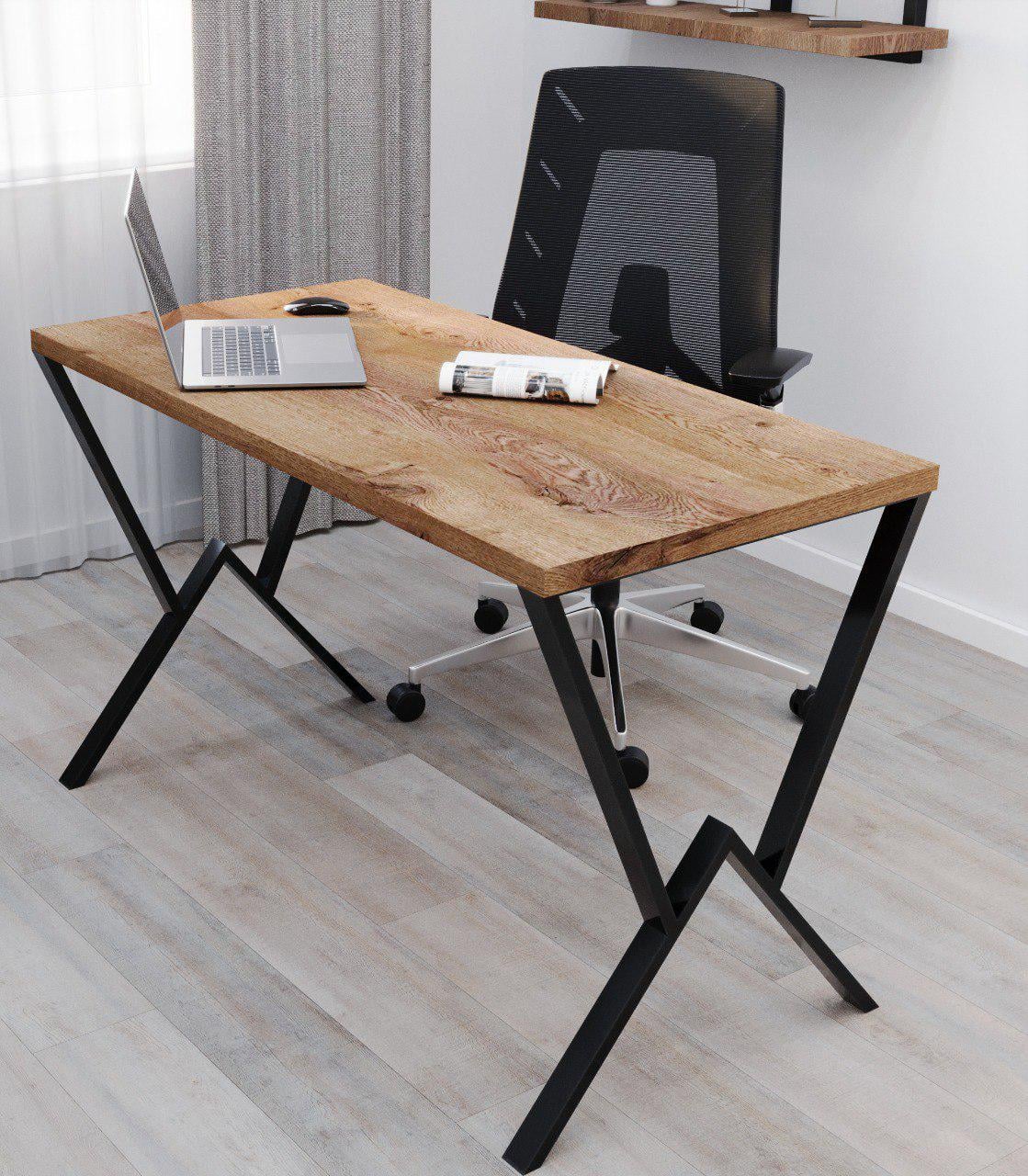 Стол письменный Loft Серия 12 1600х800х32 мм Аликанте темный (20653209)