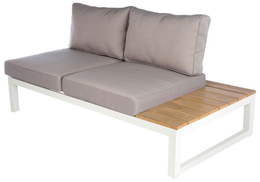 Диван лаунж металлический в стиле Loft Бежевый (NS-904)