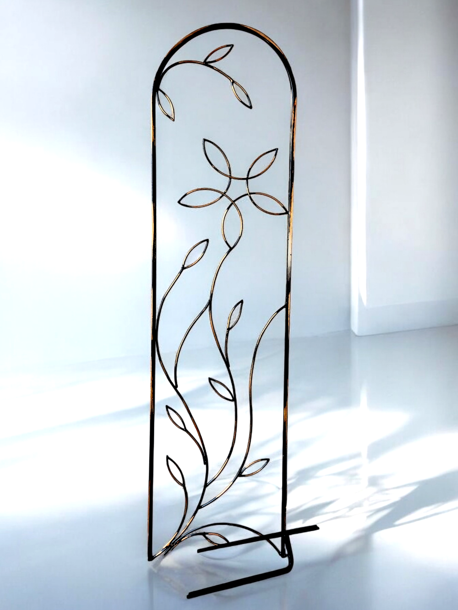 Арка садовая Цветок кованый из металла 2х0,6 м (25442204)