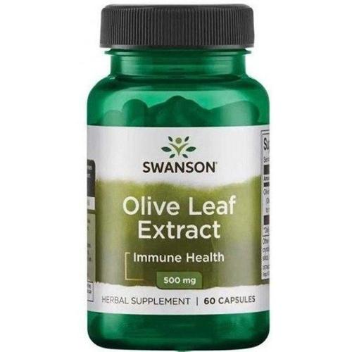 Экстракт растительного масла Swanson Olive Leaf Extract 500 mg 60 капс. (000012535)