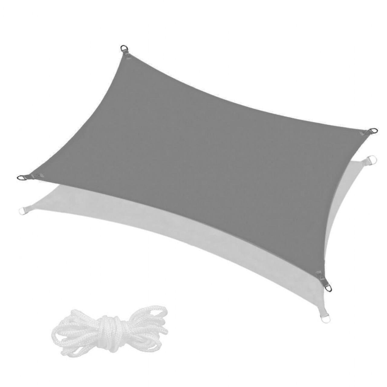 Тент-парус тіньовий Springos SN1052 4x3 м Graphite