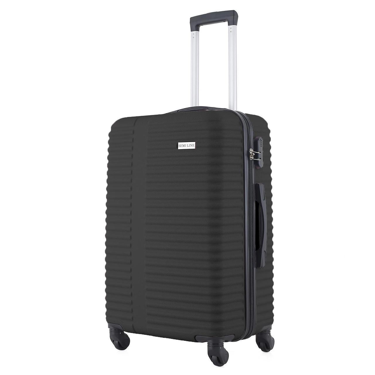 Чемодан SEMI LINE 20" S Black (T5647-2)
