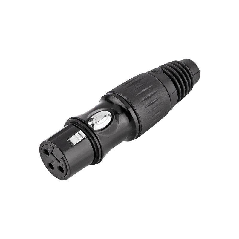 Гнездо XLR HY1.4814 3pin на кабель Черный (A262034) Гнездо XLR HY1.4814 3pin на кабель Черный (A262034)