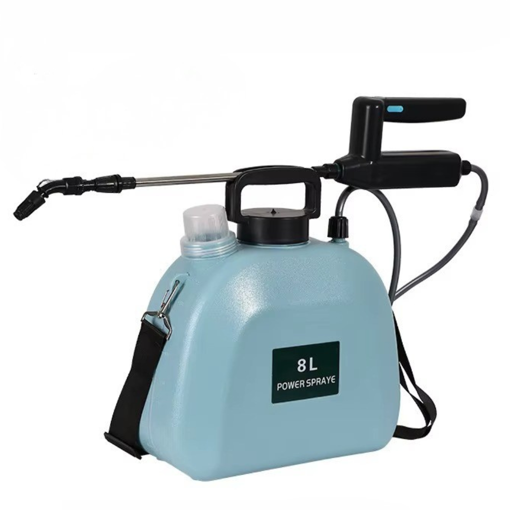 Опрыскиватель ручной аккумуляторный пластиковый наплечный 8 л Голубой (32943501)