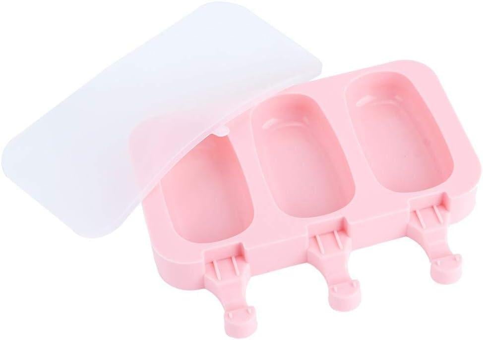 Форма силиконовая 19х14 см для мороженого с палочками на 3 ячейки (1893668581)