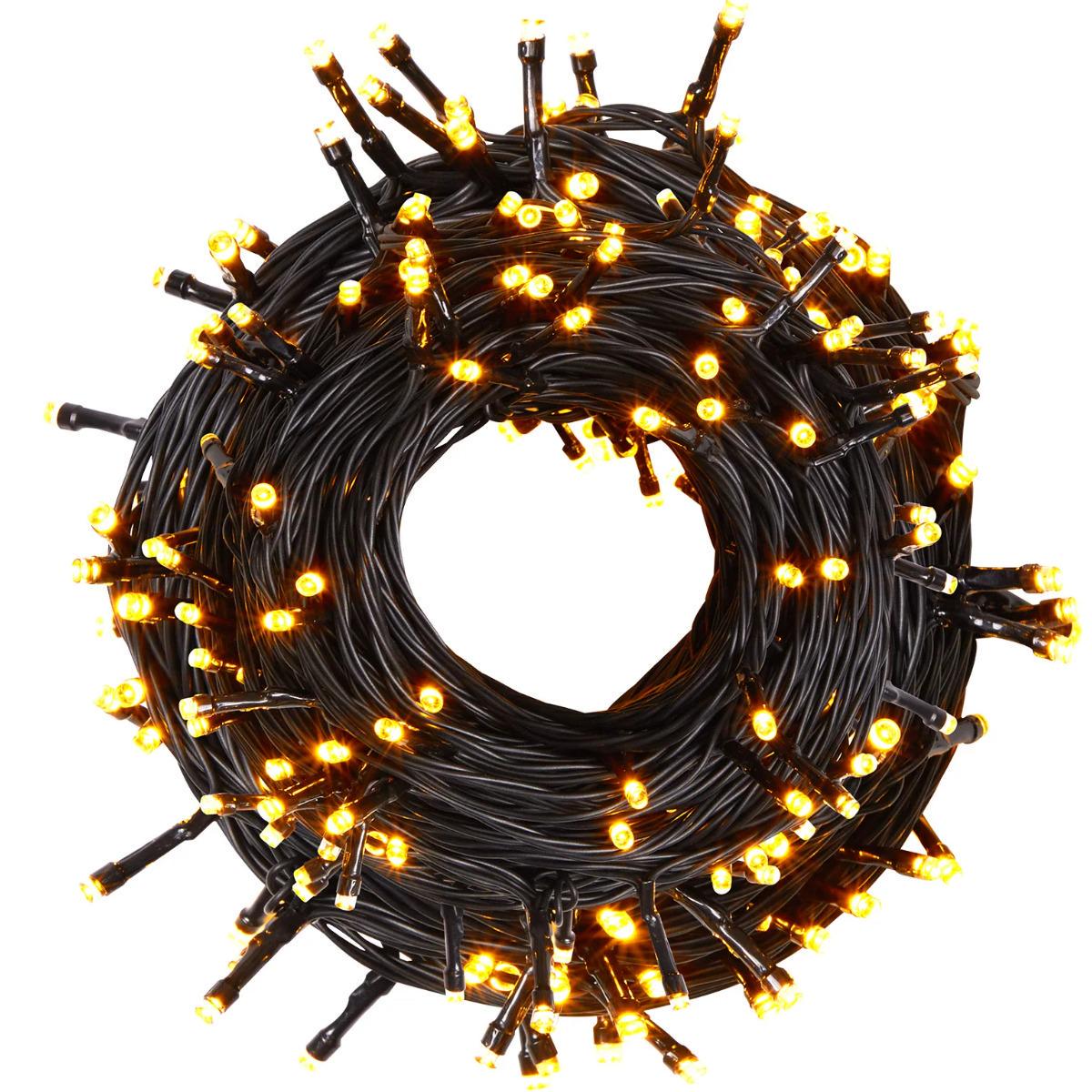 Гирлянда новогодняя уличная Ledlight 10 м Теплый белый