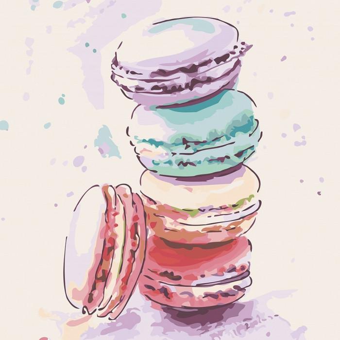 Картина по номерам Ідейка Сладкие любимчики 2 30х30 см (KHO5586)