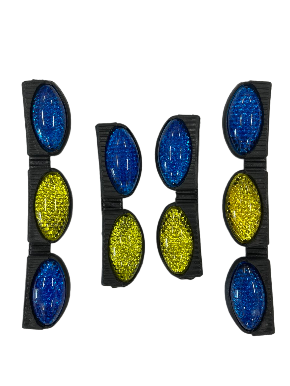 Катафот на двері овал Синій/Жовтий (01044сЖ) - фото 2 Катафот на двері овал Синій/Жовтий (01044сЖ) - фото 2