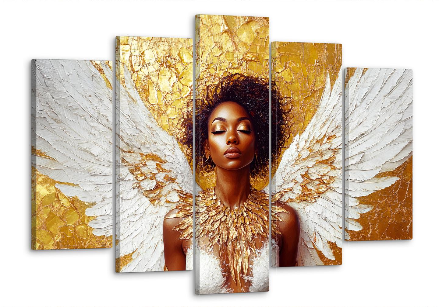 Картина модульна MAKO дівчина з крилами 80x125 см (MK50514) Картина модульна MAKO дівчина з крилами 80x125 см (MK50514)