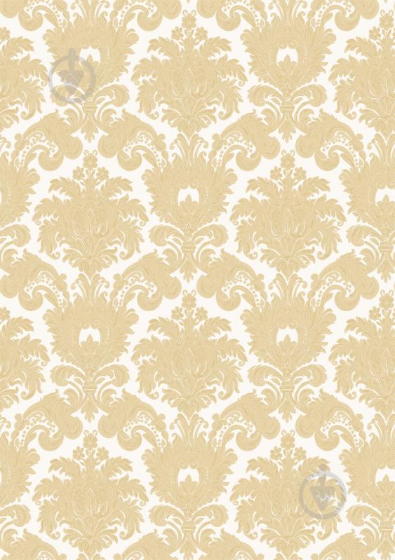 Итальянские виниловые обои на флизелиновой основе Cristiana Masi I Damaschi Бежевый (23612)