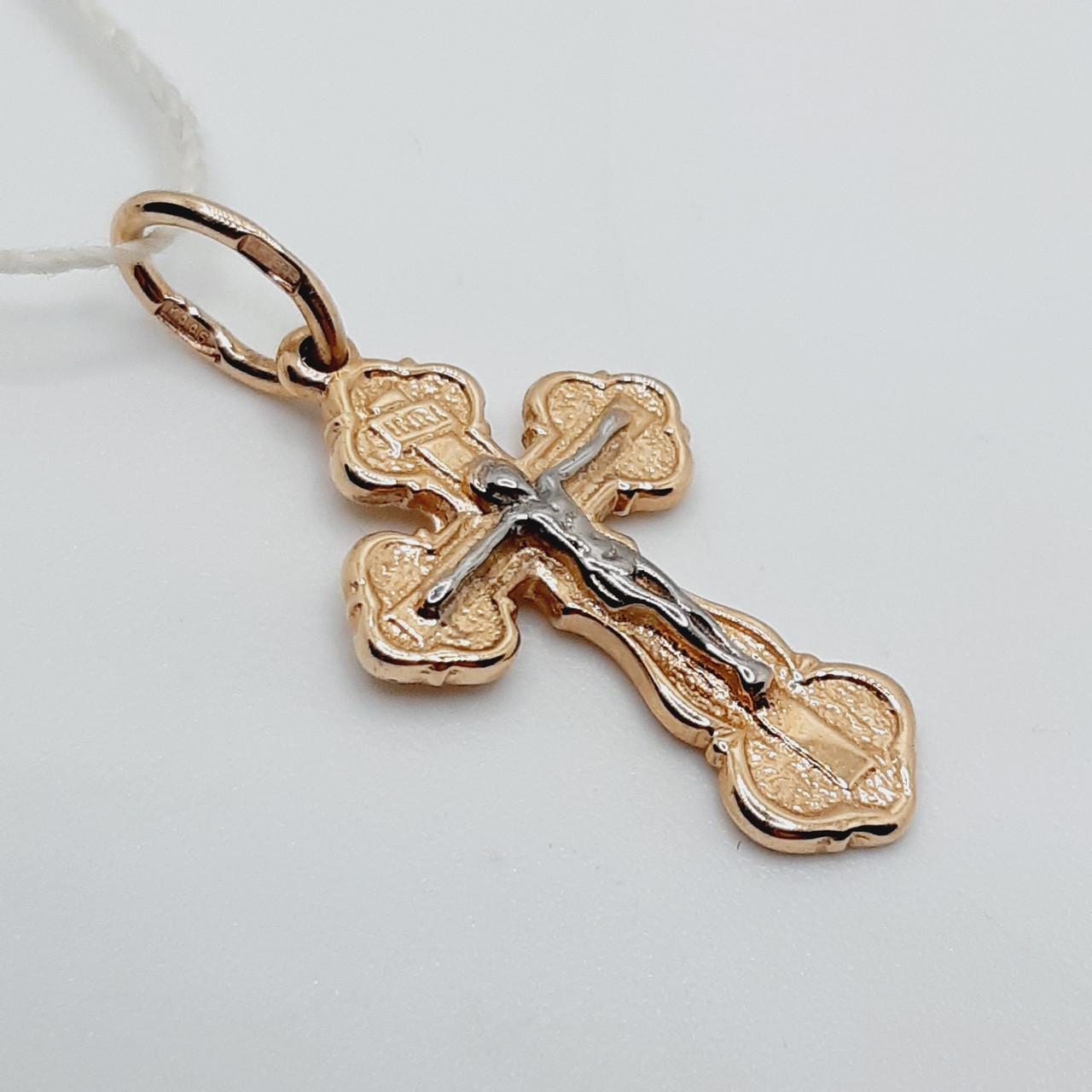 Крестик золото спаси и сохрани 585° 1,54 г (р063)