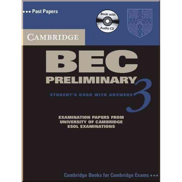 Книга Cambridge University Press "Cambridge BEC 3 Preliminary Student's Book with answers and Audio CD" (ISBN:9780521671965)