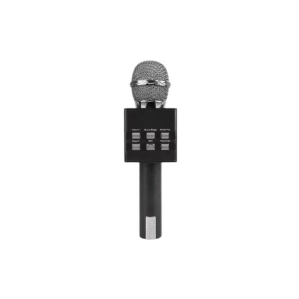 Караоке-микрофон беспроводной с LED-подсветкой Белый (MX-00007829E) Караоке-микрофон беспроводной с LED-подсветкой Белый (MX-00007829E)