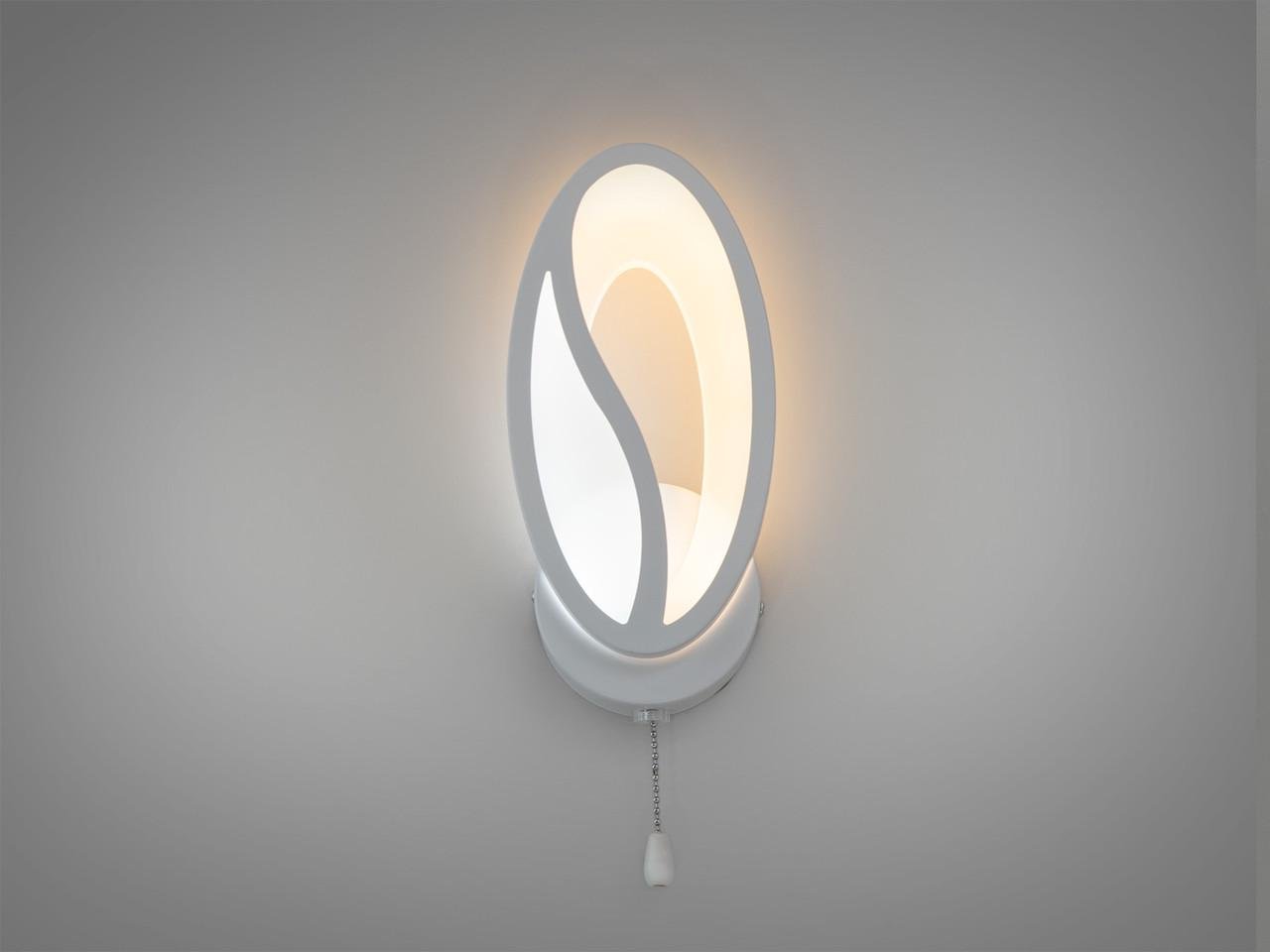 Светильник прикроватный LED в детскую 14W Белый (8090-1WH-LS) - фото 3 Светильник прикроватный LED в детскую 14W Белый (8090-1WH-LS) - фото 3