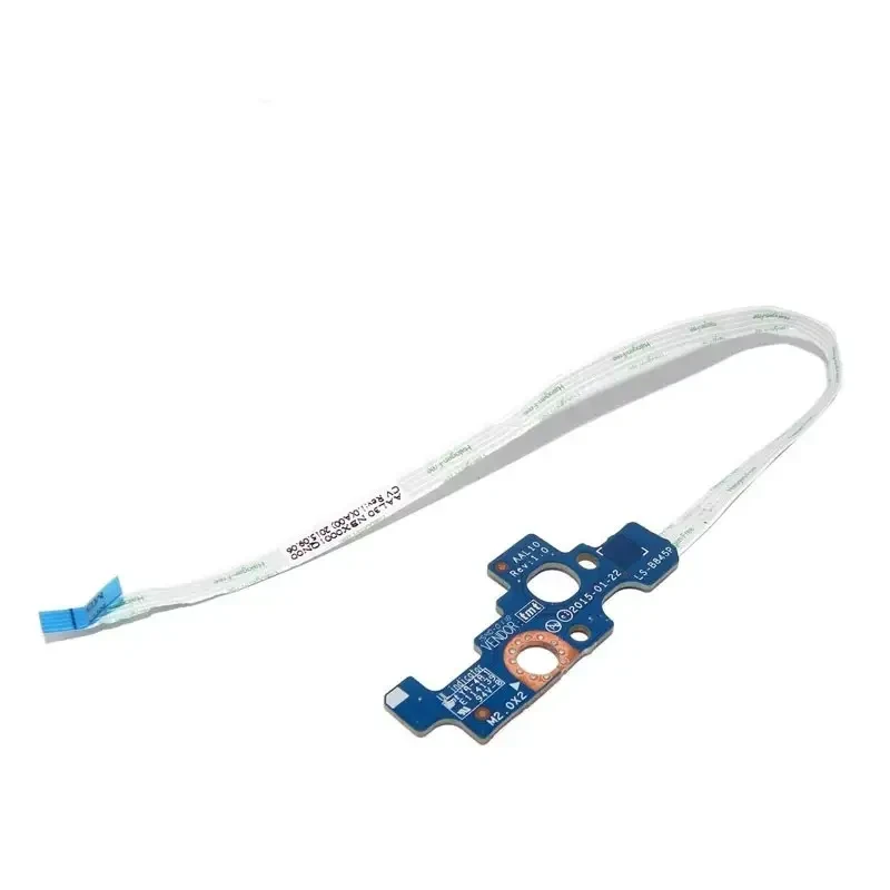 Кнопка включения с платой и шлейфом для ноутбука Dell Inspiron 17 5755/5758/5759-LS-B845P