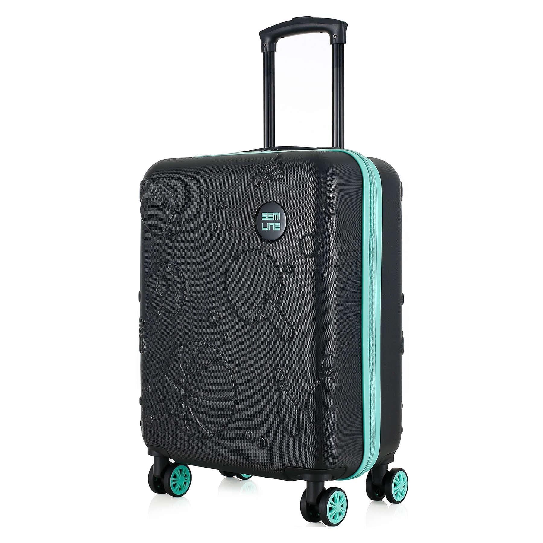 Чемодан малый детский SEMI LINE 20" ABS-Plastic S Black/Blue (T5889-2)