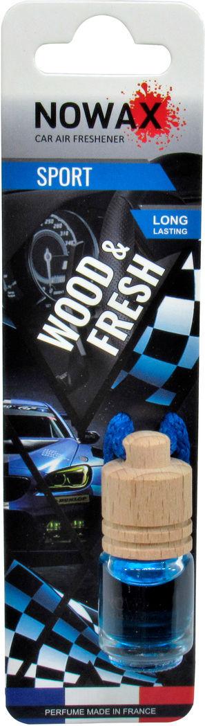 Ароматизатор для авто Nowax Wood Fresh Sport на зеркало жидкий (0304979)