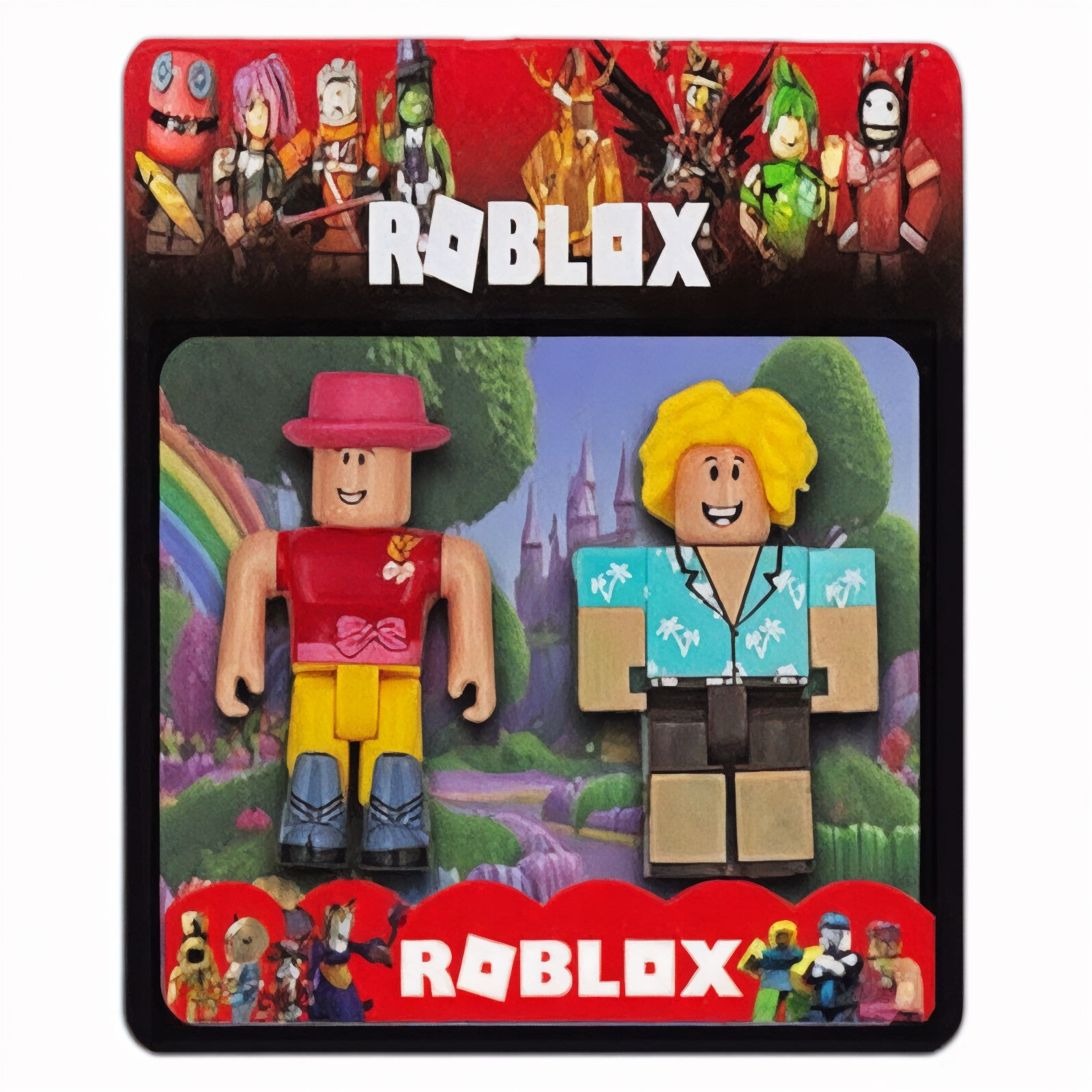 Дитячий ігровий набір фігуркок Герої A 24321 Roblox Game Packs на листі (113651)
