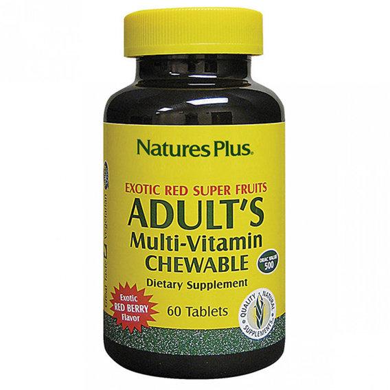 Витаминно-минеральный комплекс Nature's Plus Multi-Vitamin Chewable 60 Tabs Red berry flavor