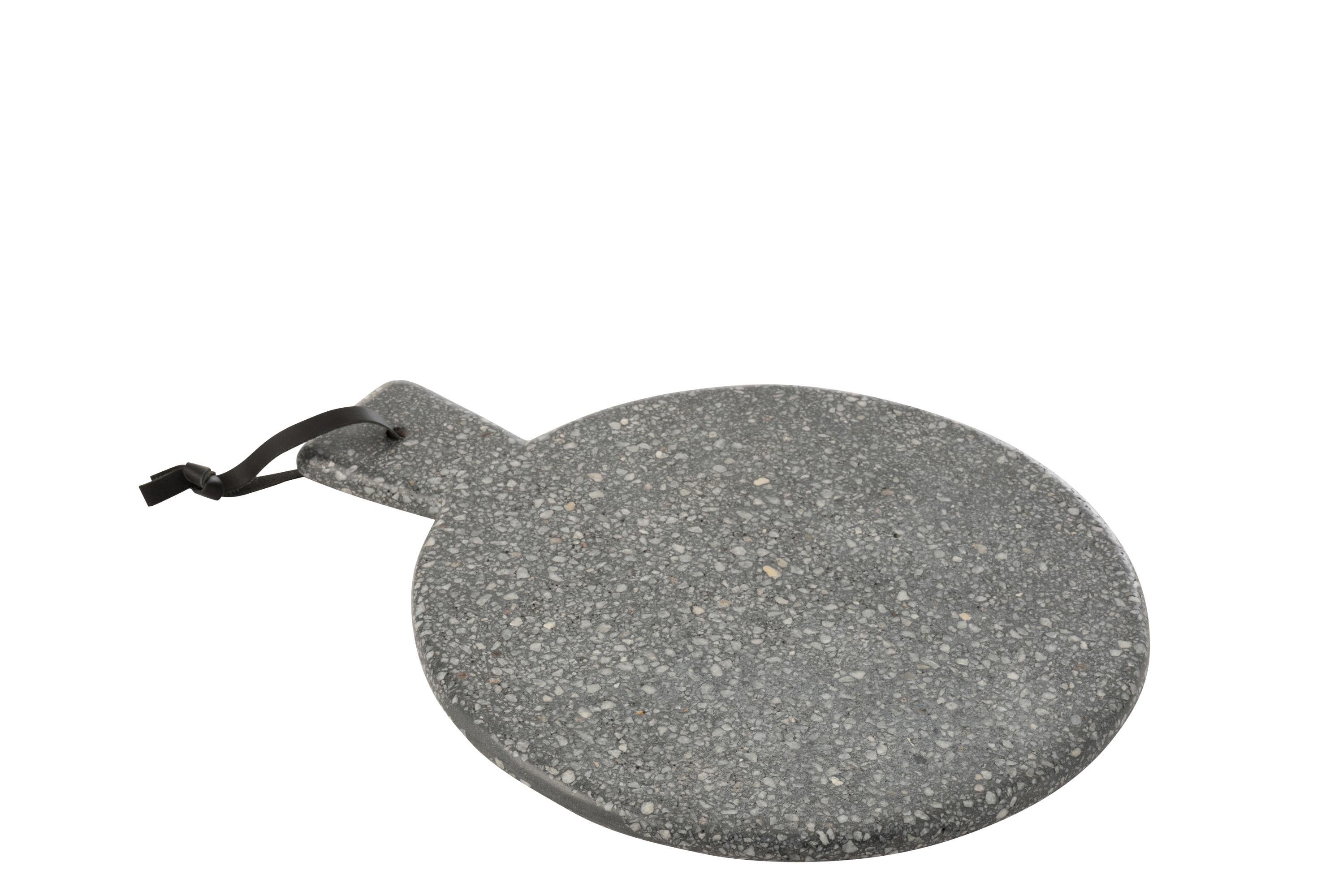 Дошка для сервірування J-Line із каменю 30х32 см Сірий