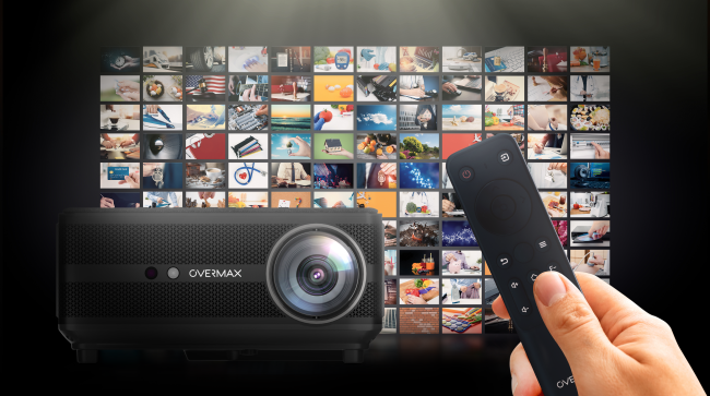 Проектор Overmax Multipic 6.1 smart Wi-Fi FullHD 4K Android 7000Lm - фото 4 Проектор Overmax Multipic 6.1 smart Wi-Fi FullHD 4K Android 7000Lm - фото 4