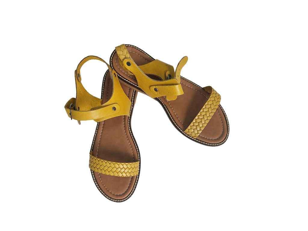 Сандалии Missmali 119 натуральная кожа р. 36 Желтый (938188)