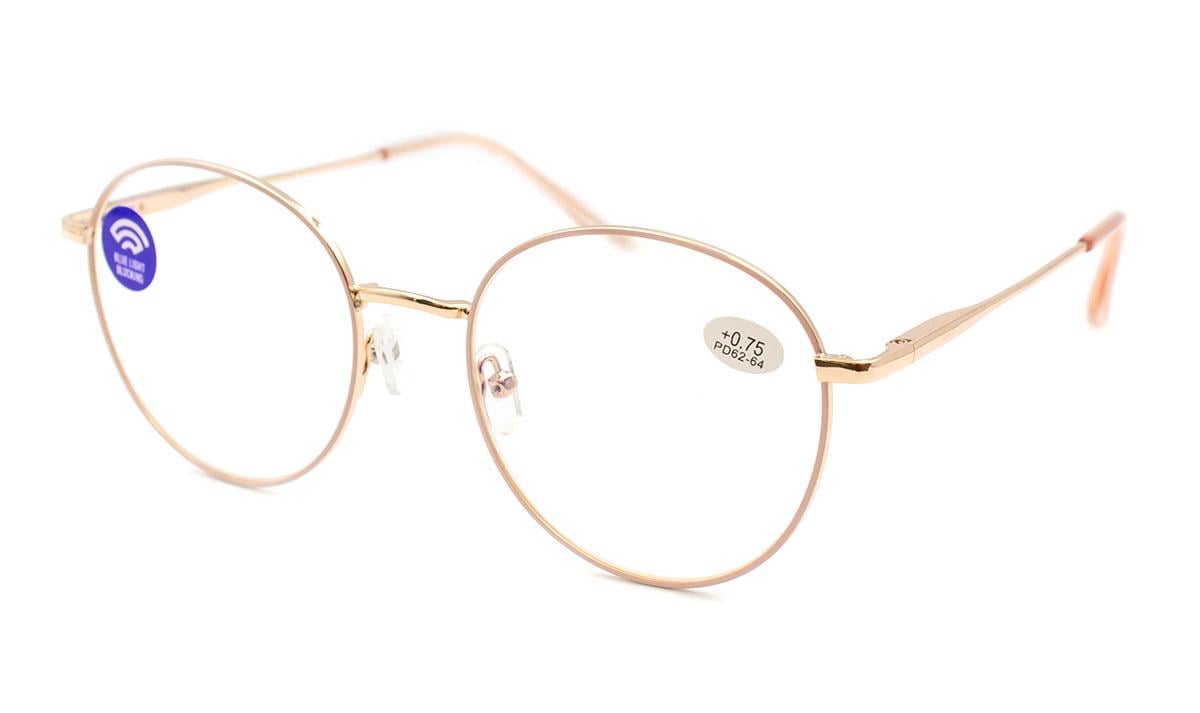 Окуляри для зору унісекс Verse 323102-C2 Blue blocker в металевій оправі +2.00 (103721322)