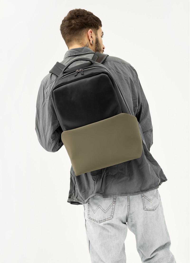 Рюкзак чоловічий Sambag Zard Dart Чорний з Хакі (24460001) Рюкзак чоловічий Sambag Zard Dart Чорний з Хакі (24460001)