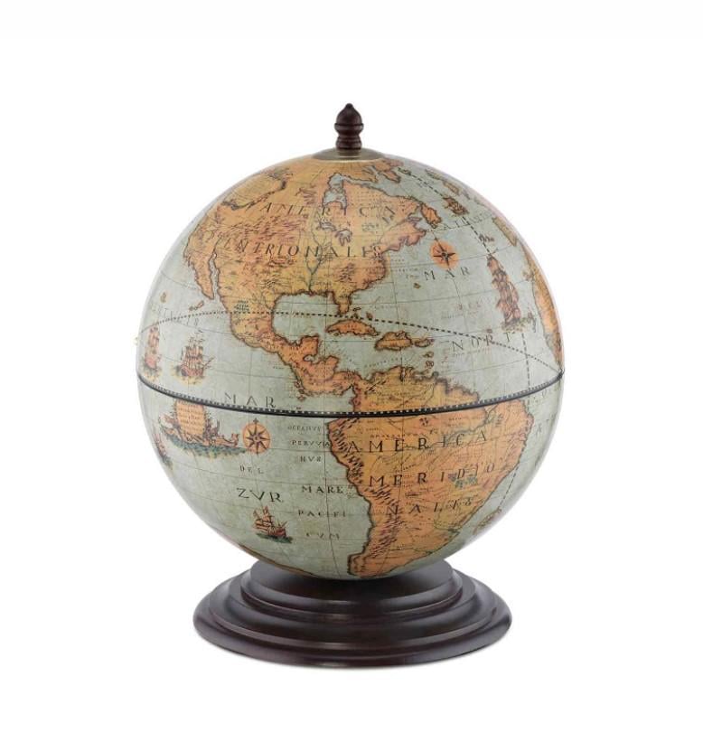 Глобус-бар настольный Zoffoli Srl Nettuno Laguna h 50 см d 40 см (248-0025)