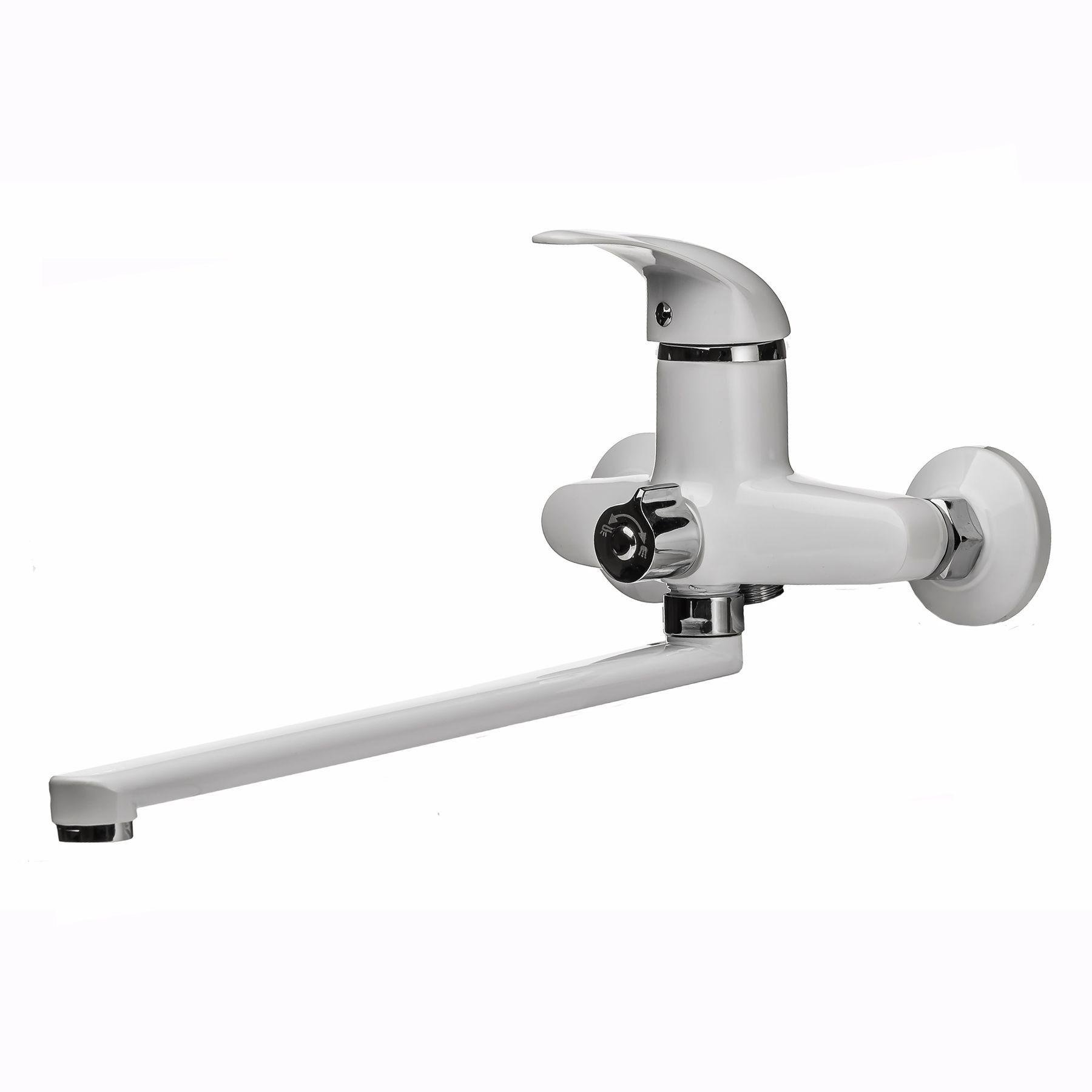 Смеситель для ванны EcoMix GEZ-WHITE-208 000011893 однорычажный Белый (108026)